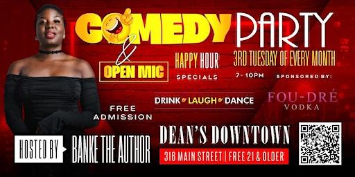 3rd Tuesdays Comedy Party & Open Mic