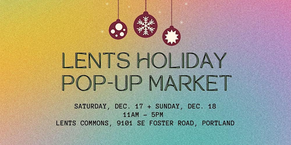 Lents Holiday Pop-Up Market [VENDOR REGISTRATION]