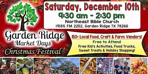 GARDEN RIDGE MARKET DAYS - Christmas Festival Market