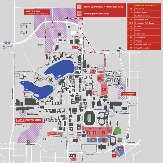 PARKING: Notre Dame Blue Gold Game