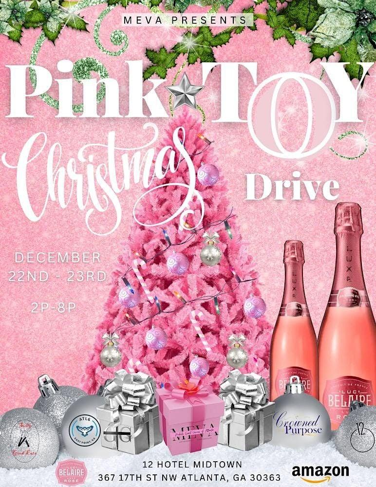 MEVA Pink Christmas Toy Drive