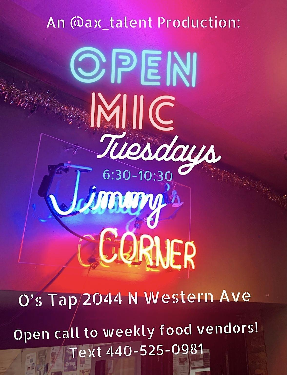 Open Mic Tuesdays and Food Pop up at O's Tap!
Tue Jan 3, 6:30 PM - Tue Jan 3, 10:30 PM
in 60 days