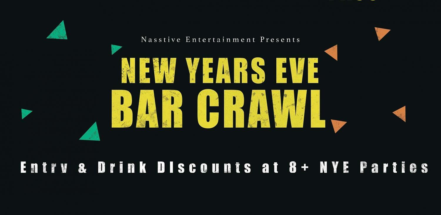 New Years Eve 2022 San Diego Bar Crawl - All Access pass to 8+ Venues