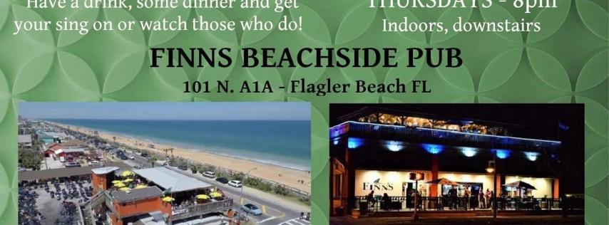 Thursday Karaoke at Finns Beachside Pub!