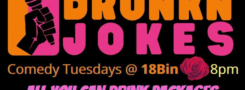 DRUNKN' JOKES Comedy Night at 18bin Las Vegas Arts District