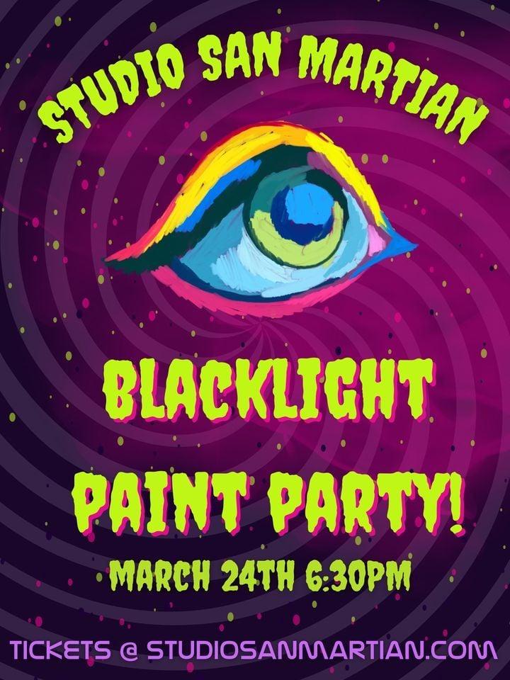 Black Light Paint Party