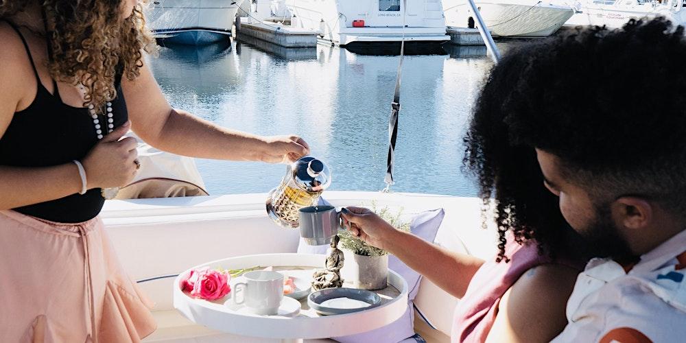 Afternoon Tea Time for Two with an Ocean View