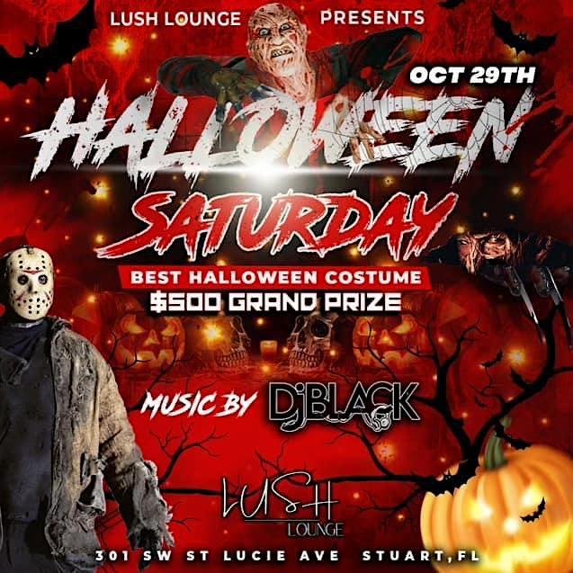 Halloween Costume Party at Lush Lounge
Sat Oct 29, 9:00 PM - Sun Oct 30, 1:30 AM
in 10 days