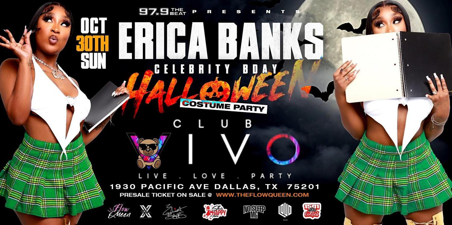 HALLOWEEN Beat Bash FT. Erica Banks & Friends
Sun Oct 30, 9:00 PM - Mon Oct 31, 2:00 AM
in 9 days