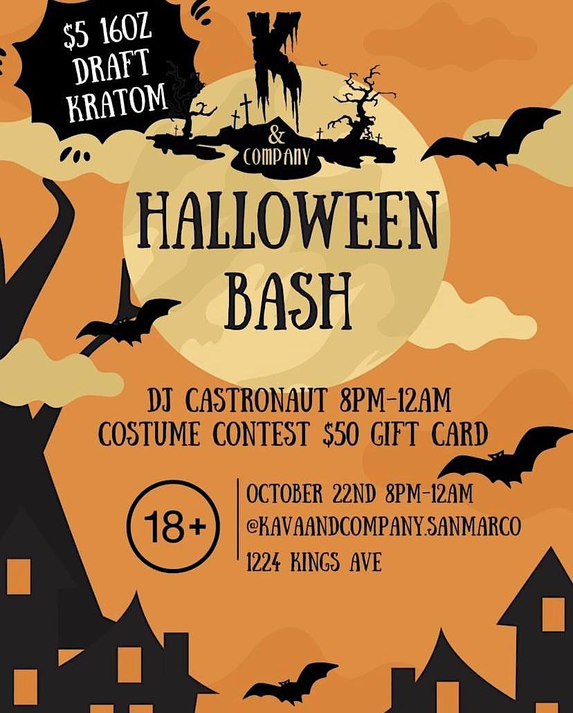 Halloween Bash in Kava & Company (San Marco)
Sat Oct 22, 7:00 PM - Sun Oct 23, 7:00 PM
in 3 days