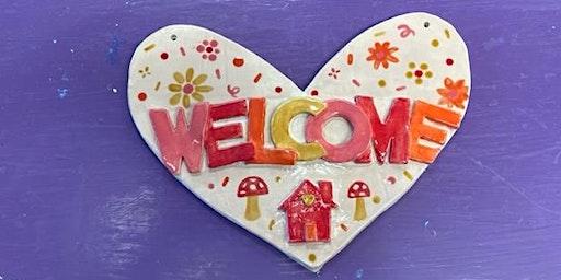 Clay Class - Welcome Plaque