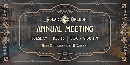 Solar Oregon Annual Meeting