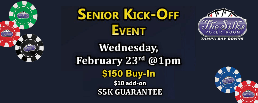 Senior Kick-Off Event at The Silks Poker Room