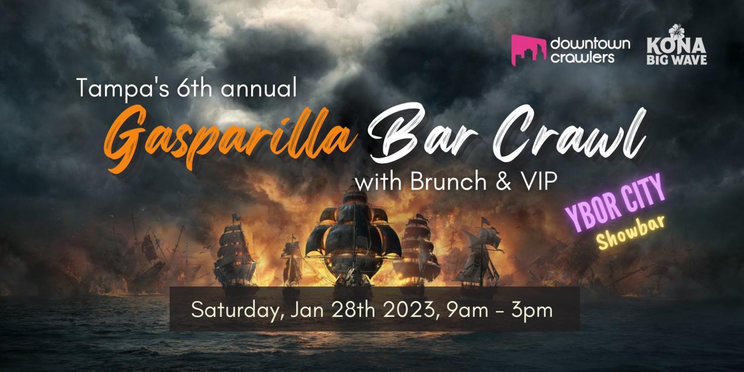 6th Annual Gasparilla Bar Crawl, Brunch & VIP - Tampa (Showbar Ybor)