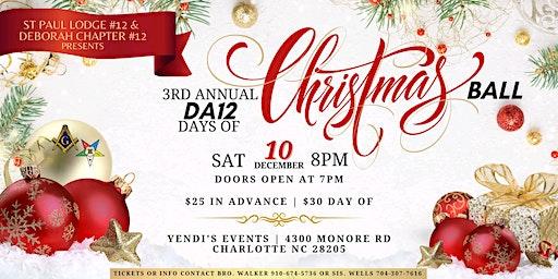 3rd Annual DA12 Days of Christmas Ball