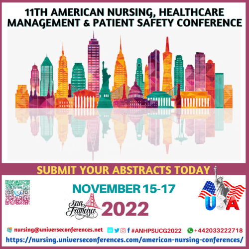 11th American Nursing, Healthcare Management, and Patient Safety Conference
Tue Nov 15, 9:00 AM - Thu Nov 17, 6:00 PM
in 11 days