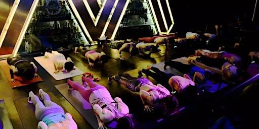 Yoga at the bar