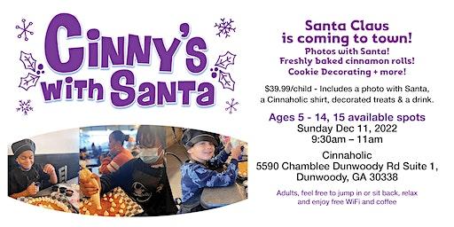 Cinny's with Santa!