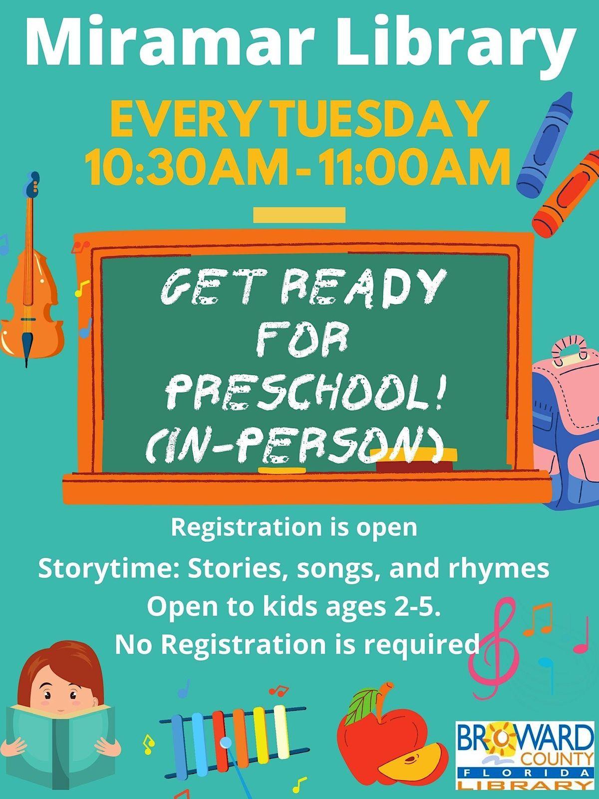 Get Ready for Preschool (In-Person)