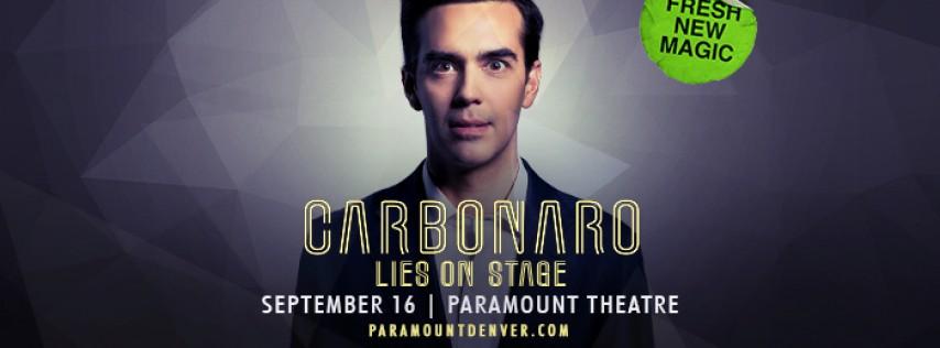 Carbonaro: Lies On Stage