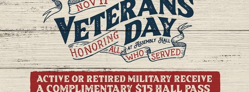 Veteran's Day at Assembly Food Hall