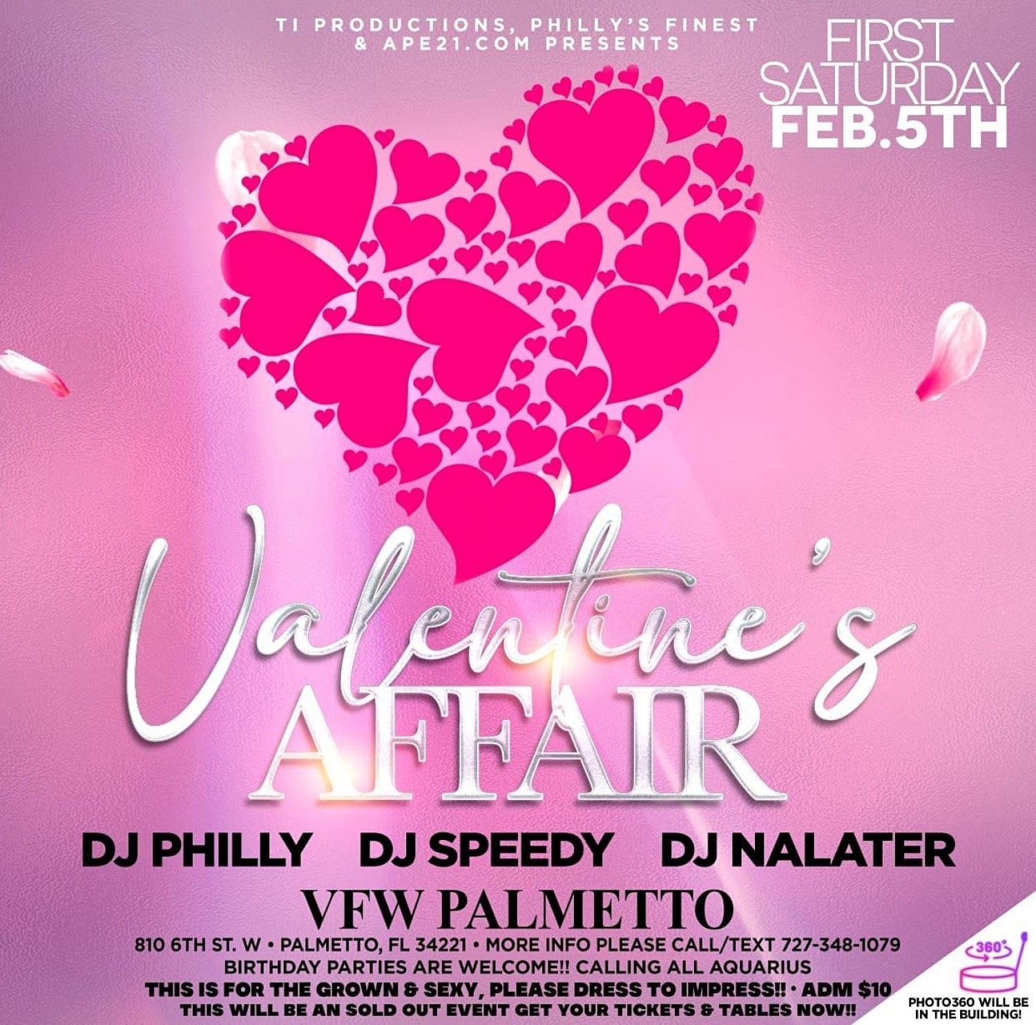 1st Saturday Valentine's Affair