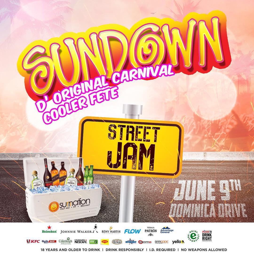 Sun Down : D'Original Carnival Cooler Fete