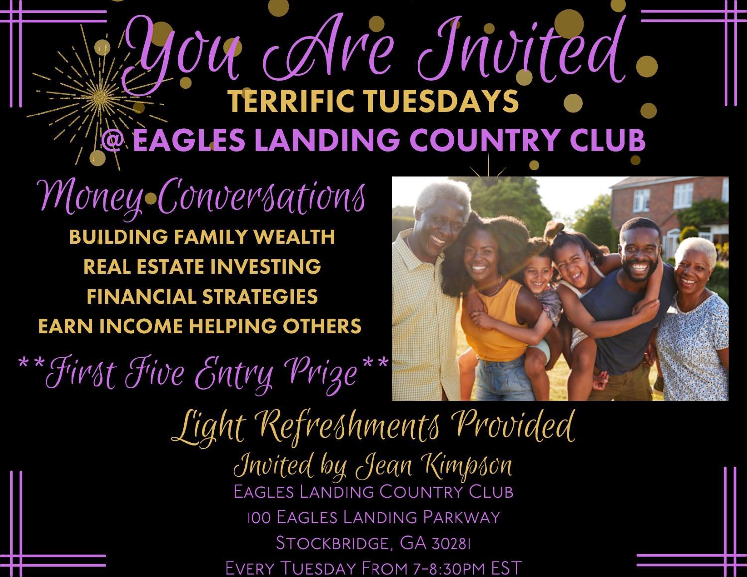 Terrific Tuesdays @ Eagles Landing Country Club