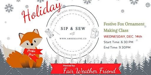 Holiday Sip and Sew with www.amberlayne.co