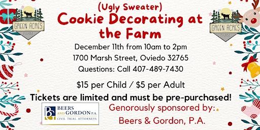 Cookie Decorating at Green Acres Farm Oviedo