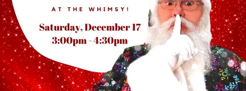 Heights Santa at The Whimsy!