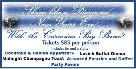 New Year's Eve Party at the IHC with the Carmine Big Band!