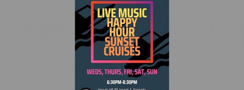 Live Music Happy Hour Sunset Cruises (Public Cruises)