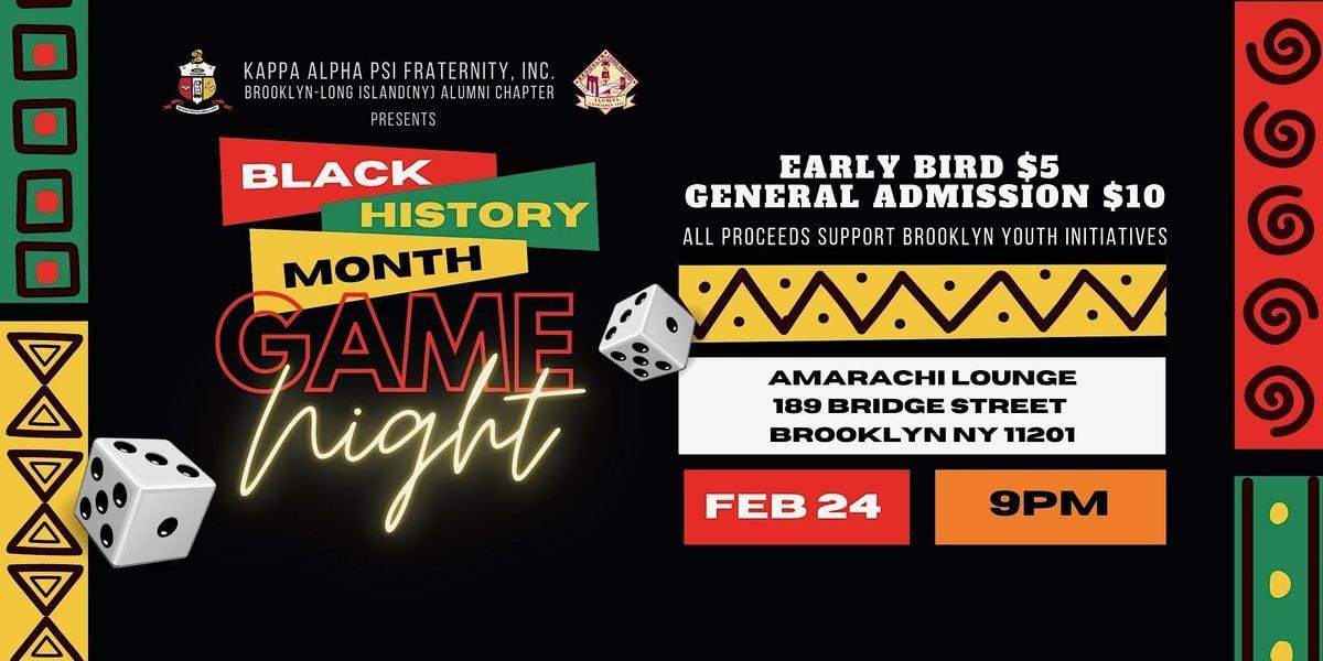 Black History Month - Game Night