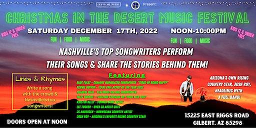 Nashville Nights Christmas in the Desert Song Writers Music Festival