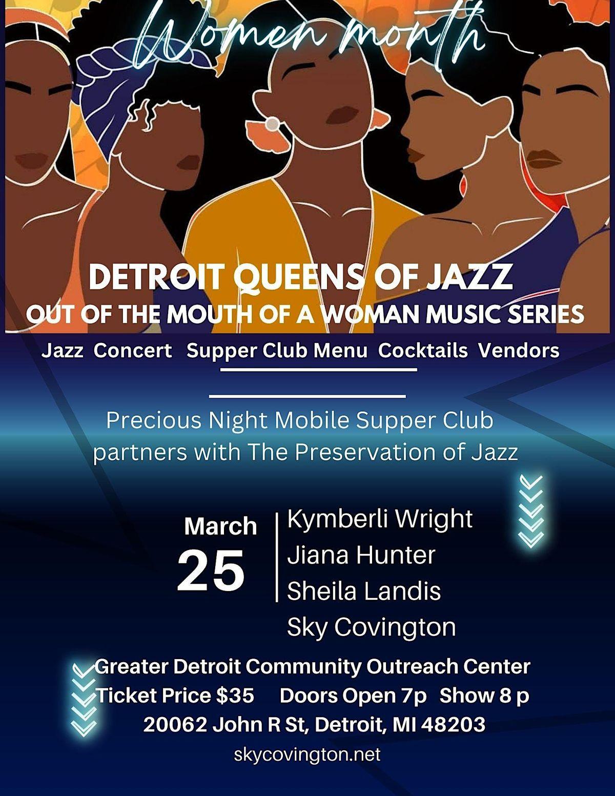 Queens of Detroit Jazz Concert