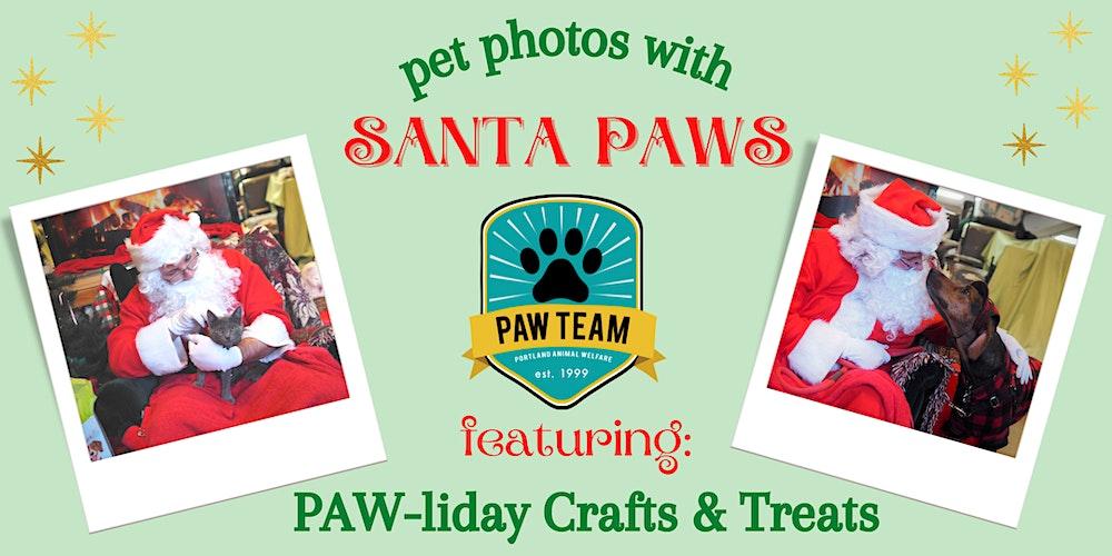 Pet Photos with Santa Paws