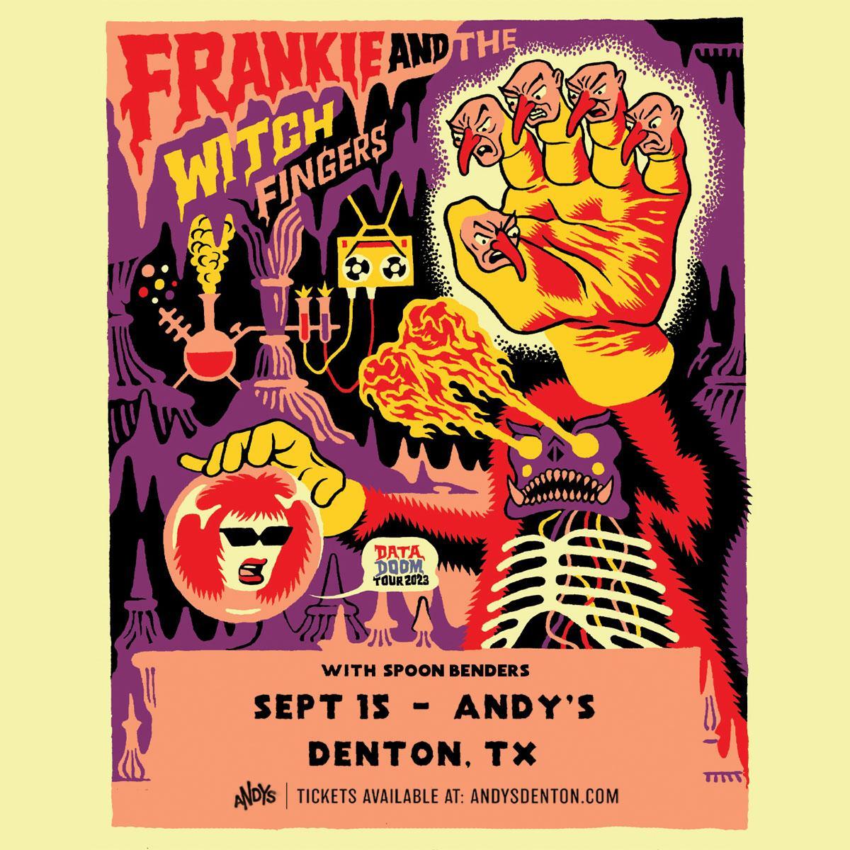 Frankie and The Witch Fingers w /  Spoon Benders & Maestro Maya | Andys