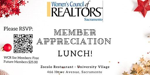 Member Appreciation Lunch