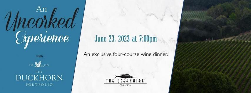 The Oceanaire Orlando - Duckhorn Wine Dinner