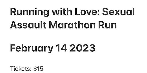 Running With Love: Sexual Assault Marathon Run