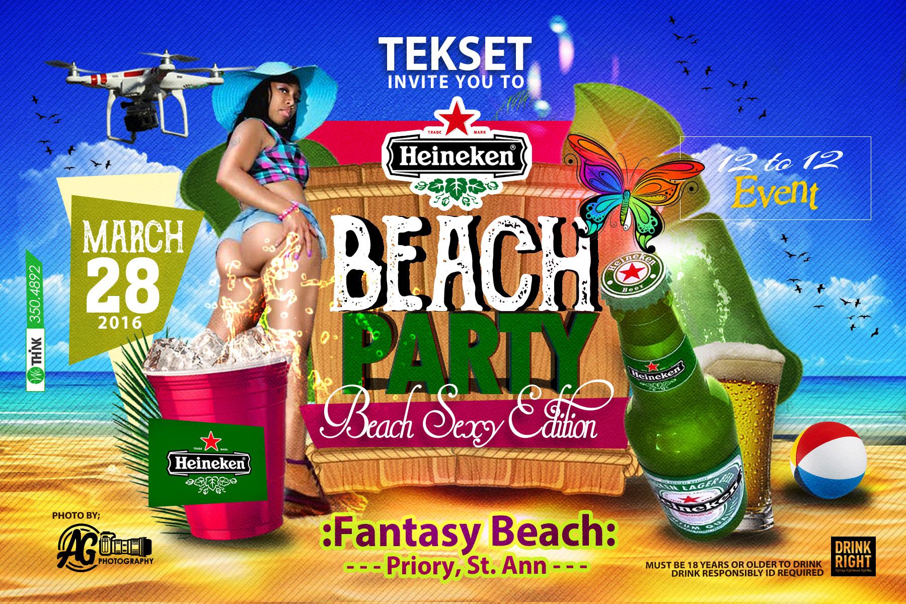 Tekset Heineken Beach Party