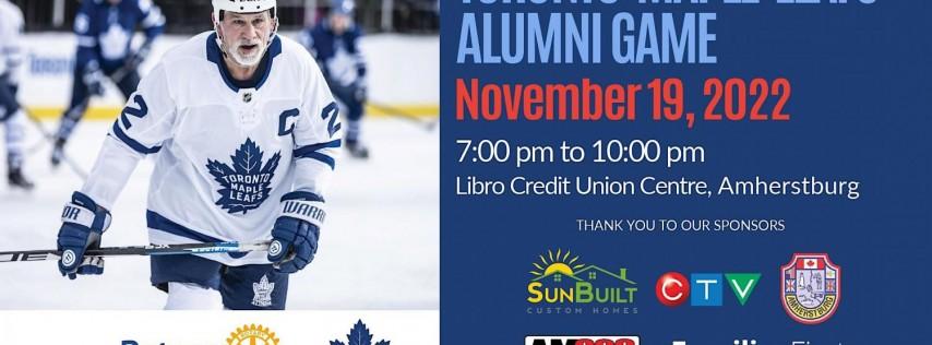 Toronto Maple Leaf Alumni Hockey Game