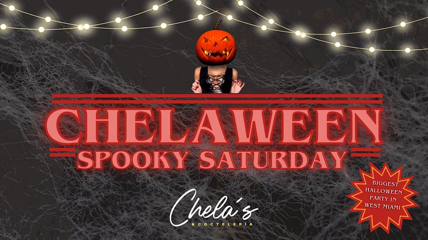 Chelaween: Spooky Saturday Halloween Party
Sat Oct 29, 8:00 PM - Sun Oct 30, 2:00 AM
in 9 days