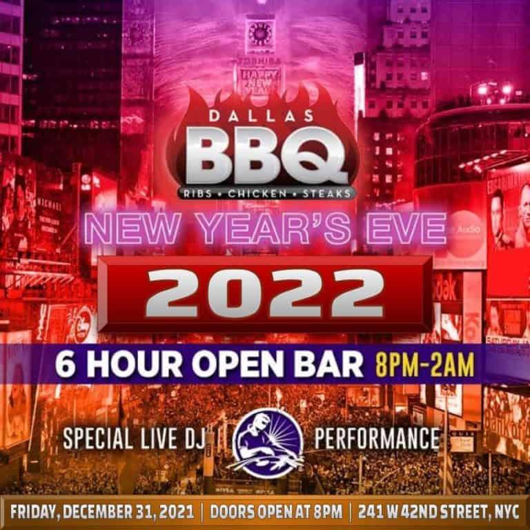 2023 New Years Eve at Dallas BBQ