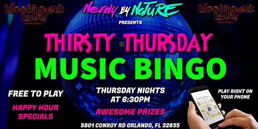 THIRSTY THURSDAY MUSIC BINGO @ THE BLOODHOUND BREW  - FREE TO PLAY!!!