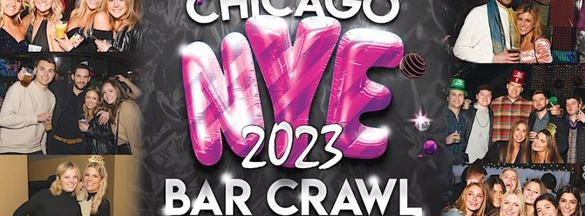 Chicago New Year's Eve Bar Crawl - $10 Tix Include Dinner and Gift Cards - Wrigl