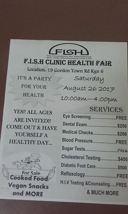 FISH Clinic Health Fair 2017