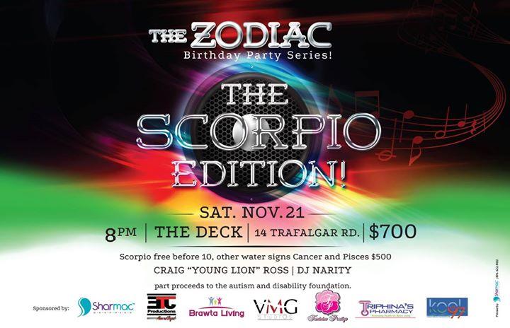 The Zodiac Party Series! The Scorpio edition