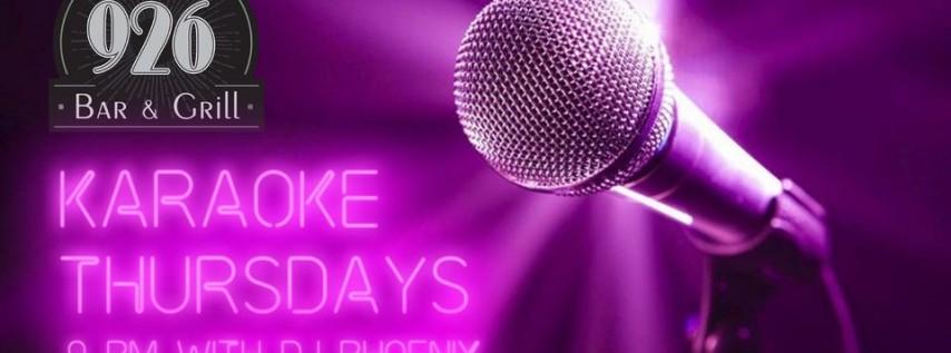 Karaoke at 926 Bar & Grill